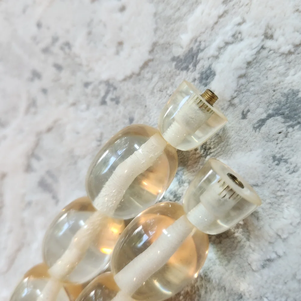 Chunky Acrylic Statement Necklace w/Screw Clasp - Picture 10 of 17